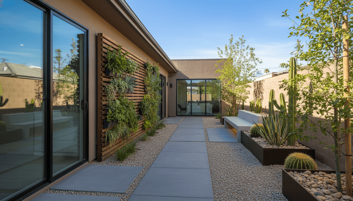 Modern Side Yard
