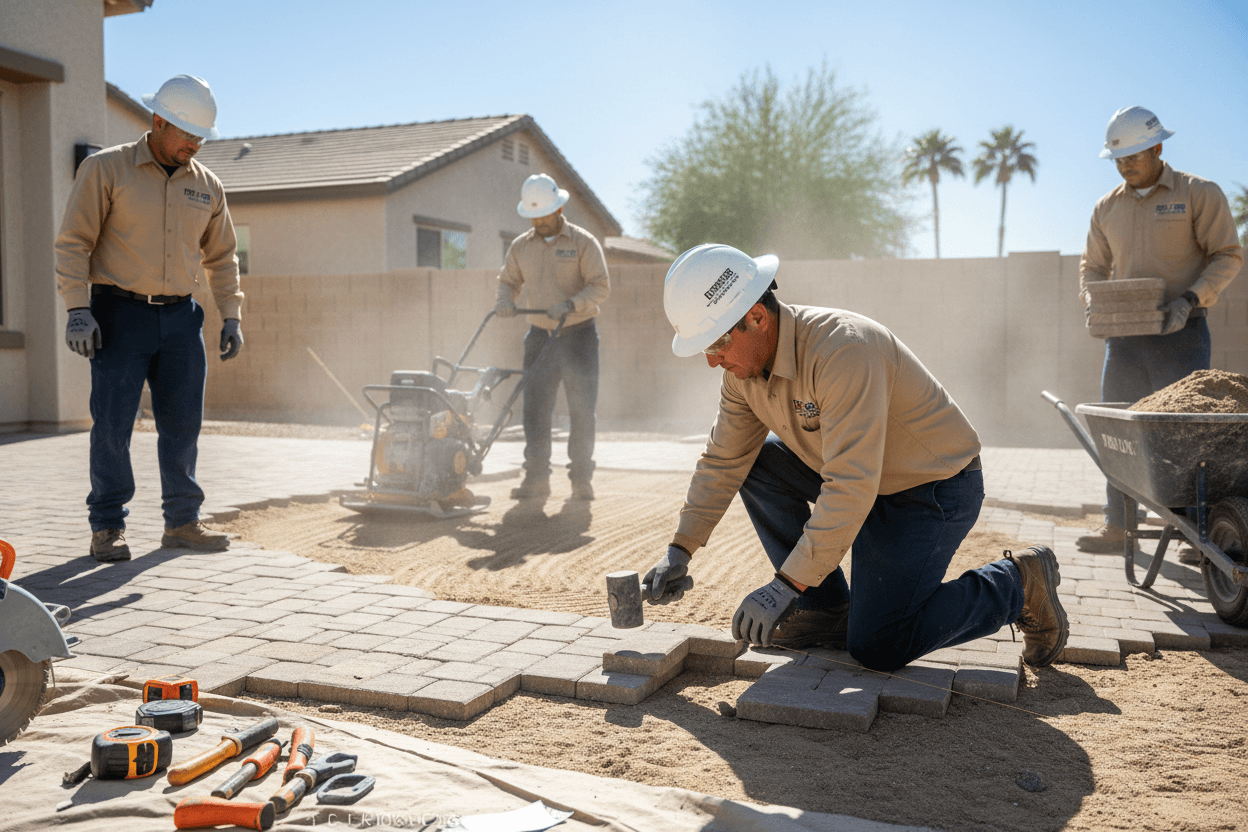 Madera Landscaping team at work